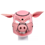 Capuz Pig Play Rosa com Focinho Removível - Imagem 5