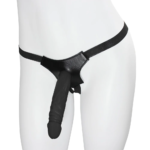 Cinta Peniana Strap On com Pênis Realístico Tall 17,5cm Preto