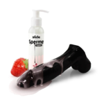 Lubrificante a Base de Água e Silicone de Longa Duração Imitando o Semen Morango - Imagem 6