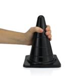 Plug Anal Gigante Cone Reto Soft Touch (20x10cm) - O Desafio Nível Hard 🖤🔥