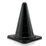 Plug Anal Gigante Cone Reto Soft Touch (20x10cm) - O Desafio Nível Hard 🖤🔥 - Imagem 2