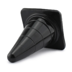 Plug Anal Gigante Cone Reto Soft Touch (20x10cm) - O Desafio Nível Hard 🖤🔥 - Imagem 5