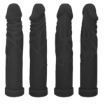Cinta Peniana Strap On com Pênis Realístico Tall 17,5cm Preto - Imagem 5