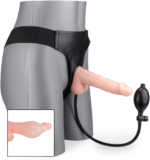 Cinta Peniana Ultra Harness com Pênis Inflável | Realismo e Prazer - Imagem 2