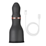 Masturbador Masculino Texturizado com 7 Modos de Vibração e Efeito Oral 🌪️🍆 - Imagem 2