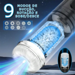 Masturbador Masculino Elétrico: Sucção, Rotação e Sobe/Desce - Imagem 5
