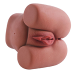 Masturbador Masculino Realístico Duplo Orifício | Toque Real e Discreto - Imagem 3