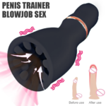 Masturbador Masculino Texturizado com 7 Modos de Vibração e Efeito Oral 🌪️🍆 - Imagem 4