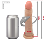 Cinta Peniana Strap On com Pênis Realístico - Jueves 19cm - Imagem 3