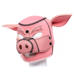 Capuz Pig Play Rosa com Focinho Removível - Imagem 10