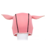 Capuz Pig Play Rosa com Focinho Removível - Imagem 9