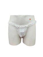 Calcinha Tailandesa com Pérolas Estimulantes | Branca