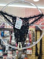 Calcinha Tailandesa com Pérolas Estimulantes | Preta - Imagem 2