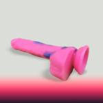 Prótese Realista Rosa Neon 24cm com Ventosa: Prazer GG e Mãos Livres - Imagem 2
