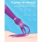 Vibrador Ponto G com Pontas de Chibata: 9 Modos - Imagem 2