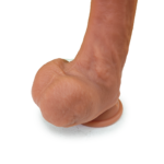 GLAUBER - Penis com Ventosa e Escroto - 22x4,5cm - Imagem 9