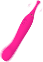 Vibrador 2 em 1 Ponto G e Clitóris: 9 Modos de Vibração