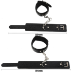 Kit Bondage BDSM 8 Peças em Couro Sintético Completo - Imagem 2